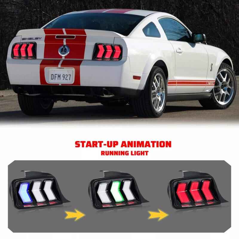 Ford Mustang 2005-2009 Tail Lights - ClutchBlaze