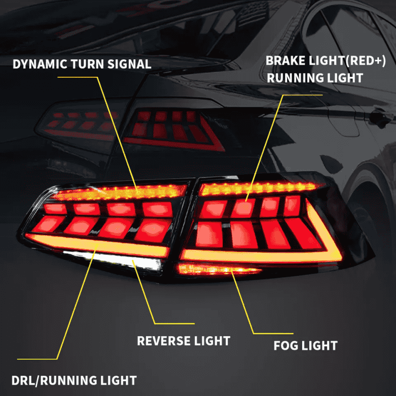 Volkswagen Passat 2016-2019 Tail Lights - ClutchBlaze