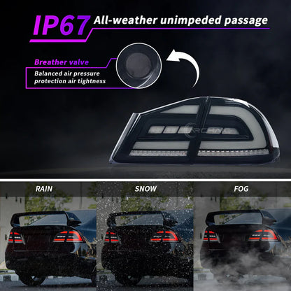 Honda Civic Type R 2007-2011 Tail Lights - ClutchBlaze