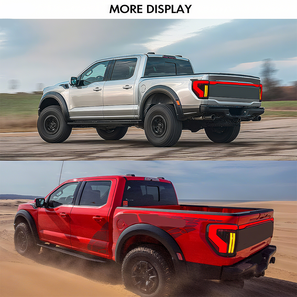 Ford F-150 2009-2014 Tail Lights With Tailgate Lights - ClutchBlaze