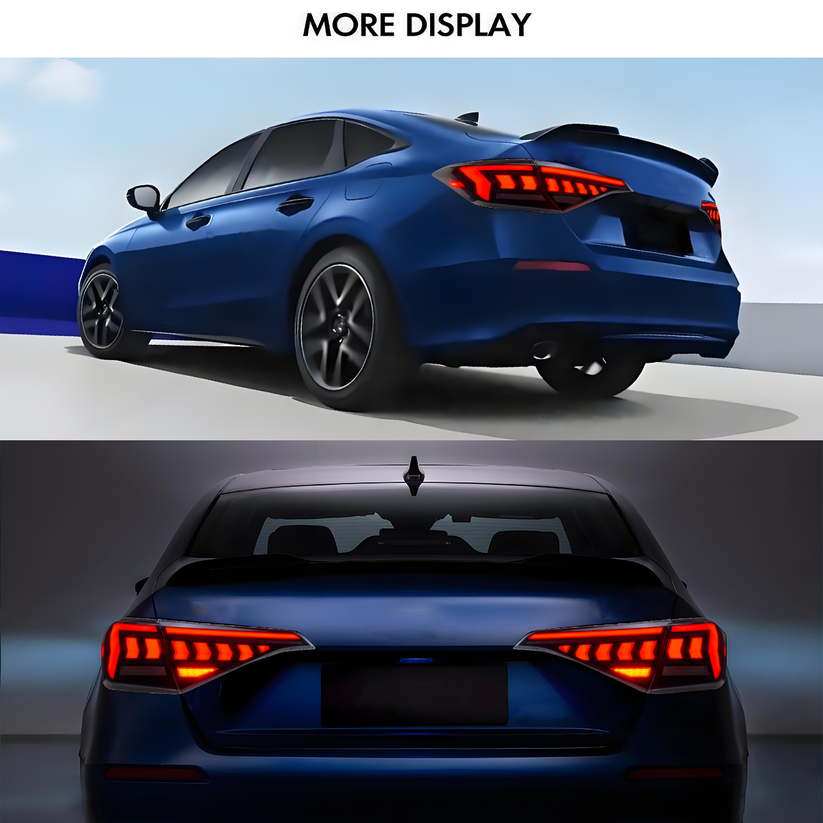 Honda Civic Sedan 2022-2026 Tail Lights - ClutchBlaze