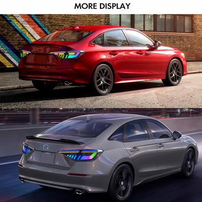 Honda Civic Sedan 2022-2026 RGB Tail Lights - ClutchBlaze