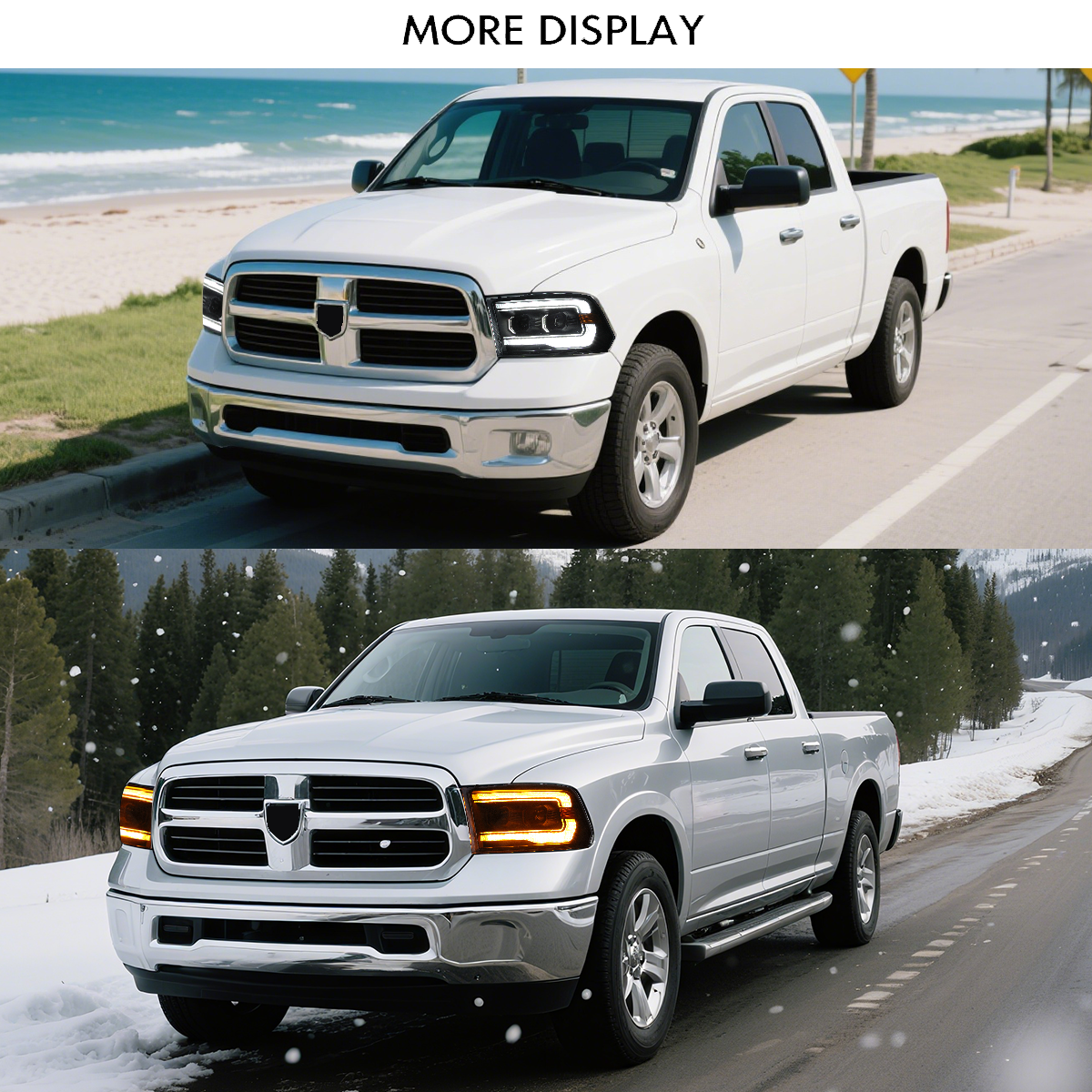 Ram 1500/2500/3500 2009-2018 Headlights - ClutchBlaze