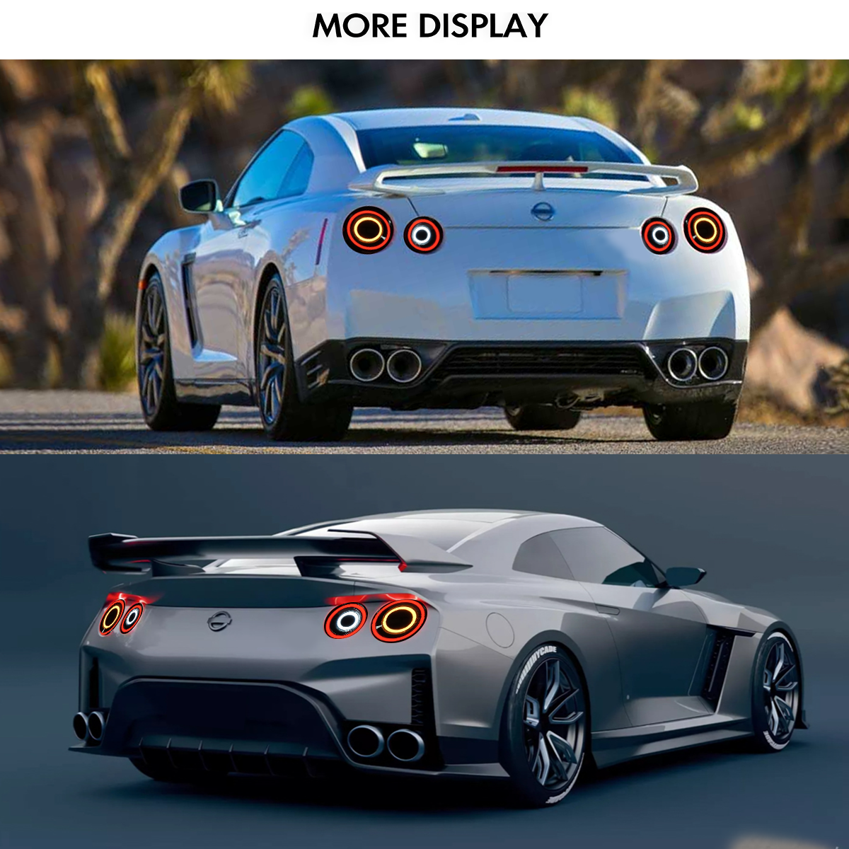 Nissan GT-R R35 2009-2025 Tail Lights - ClutchBlaze