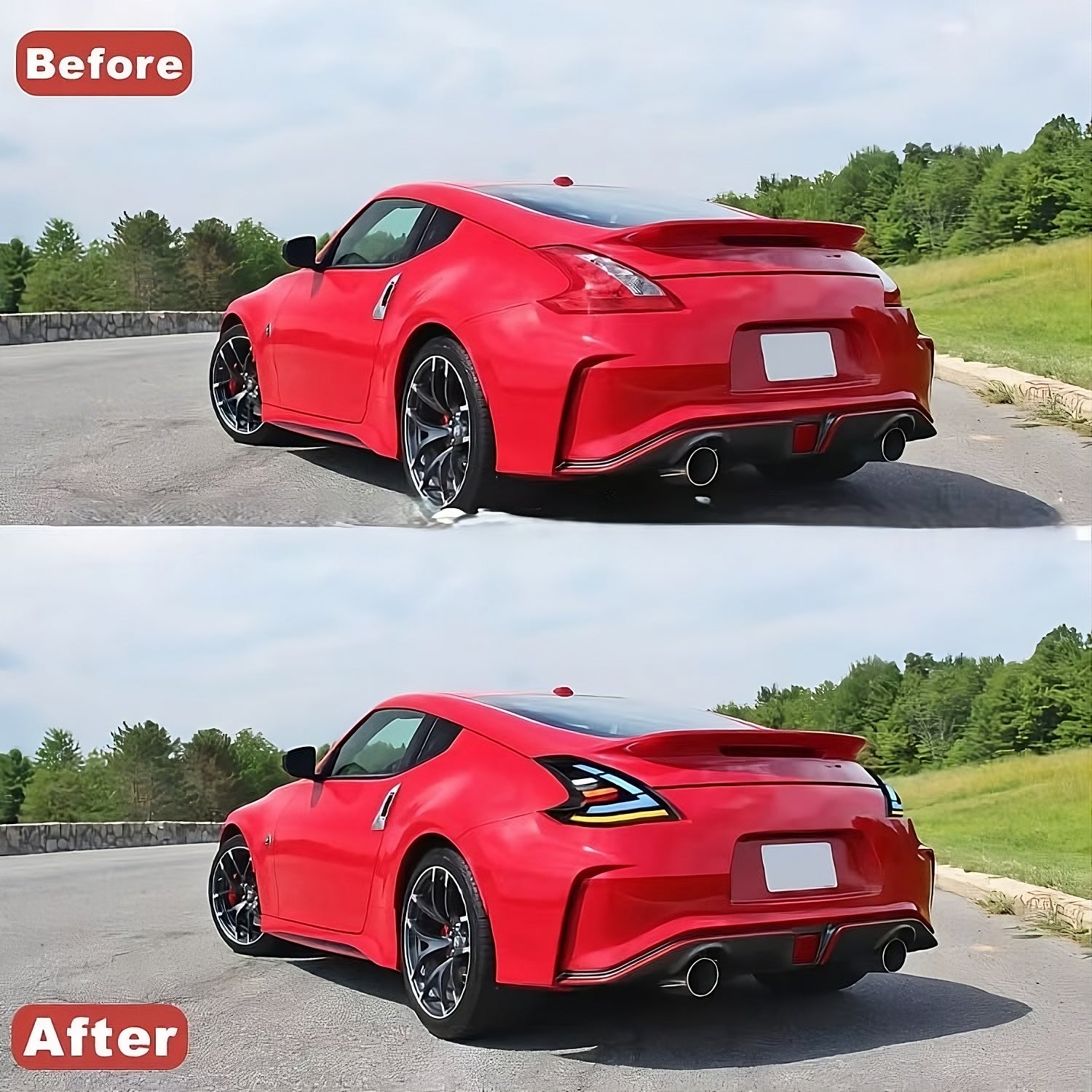Nissan 370Z 2013-2020 RGB Tail Lights - ClutchBlaze