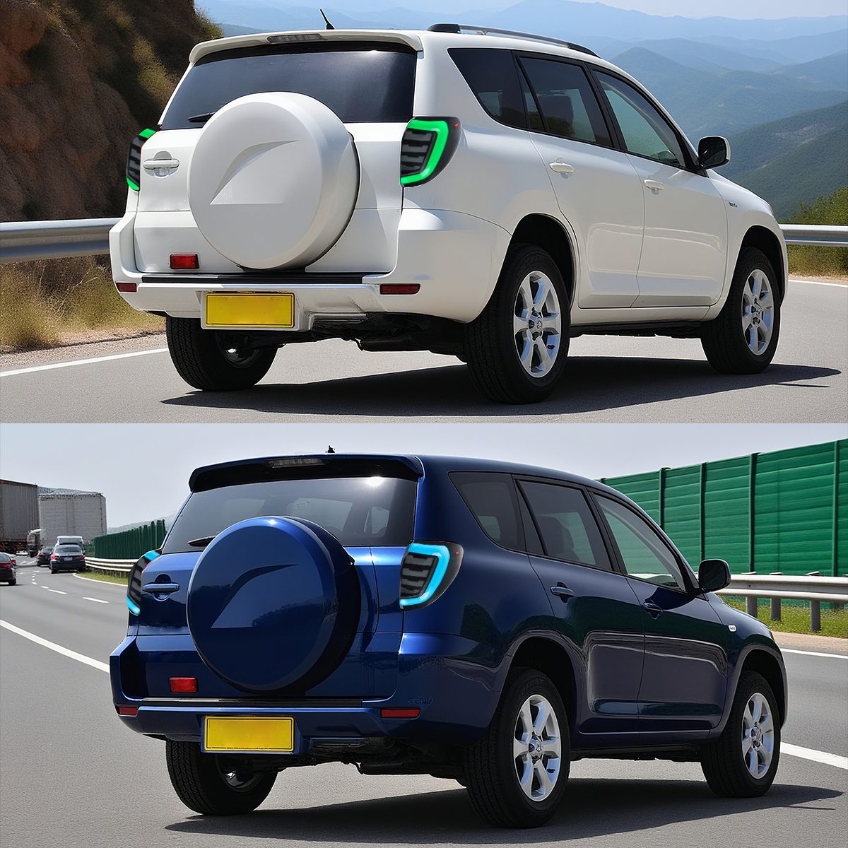 Toyota RAV4 2005-2012 Smoked Tail Lights - ClutchBlaze