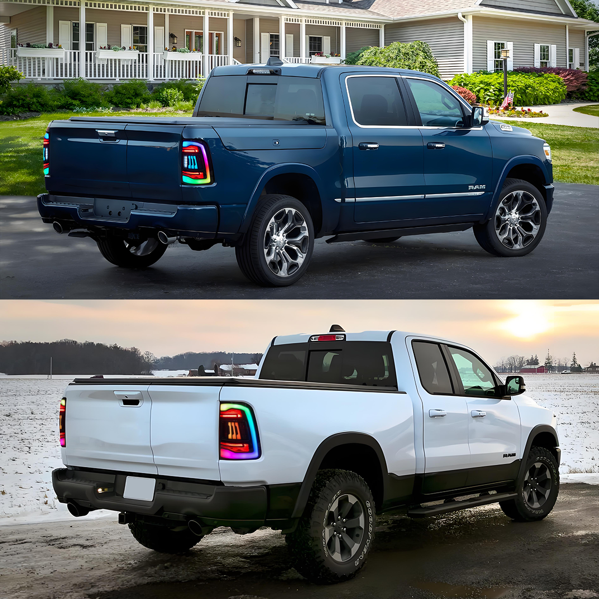 Ram 1500/2500/3500 2009-2018 Tail Lights - ClutchBlaze