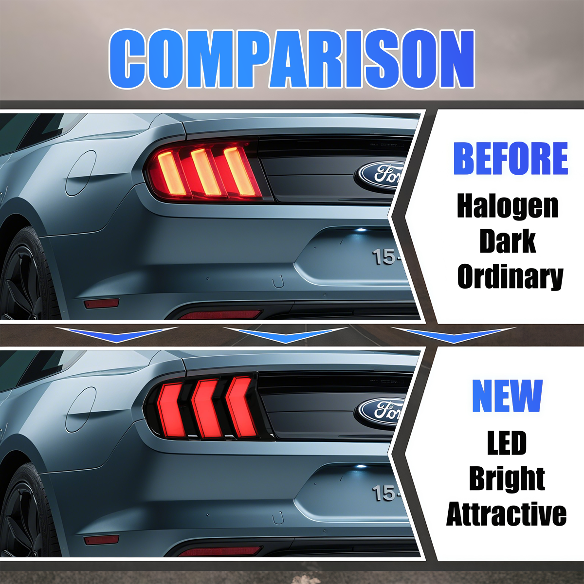 Ford Mustang 2015-2023 Tail Lights - ClutchBlaze
