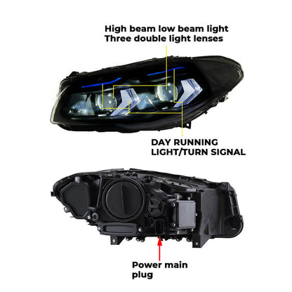 BMW 5 Series 2011-2016 Lightning Headlights - ClutchBlaze