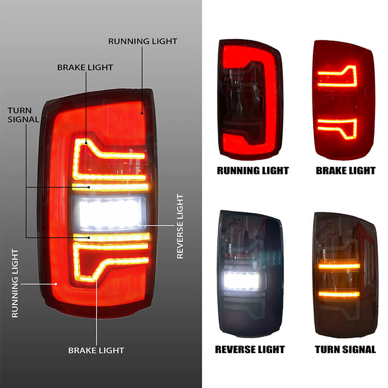 Ram 1500/2500/3500 2002-2006 Tail Lights - ClutchBlaze