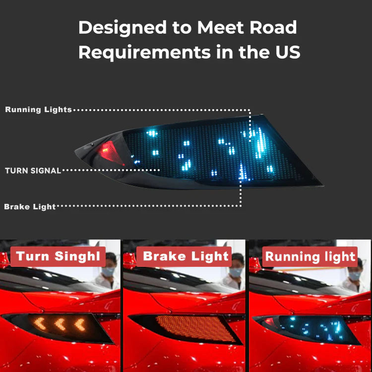 Subaru BRZ 2022-2026 Digital Tail Lights - ClutchBlaze