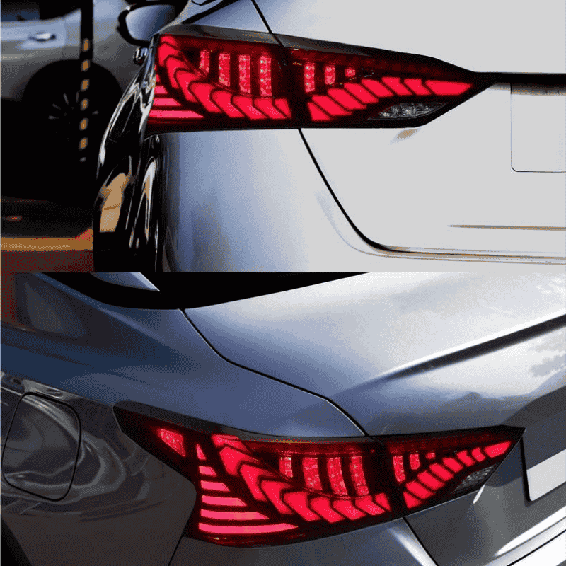 Nissan Altima 2019-2023 Dragon Scales Tail Lights - ClutchBlaze