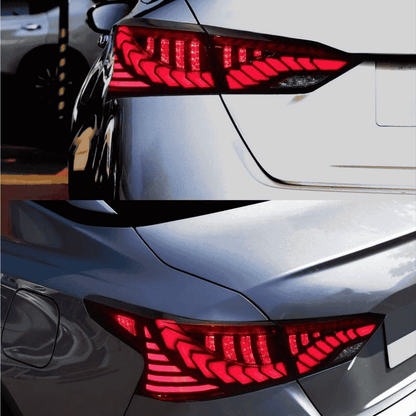 Nissan Altima 2019-2023 Dragon Scales Tail Lights - ClutchBlaze