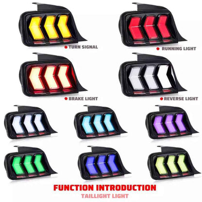 Ford Mustang 2005-2009 Tail Lights - ClutchBlaze