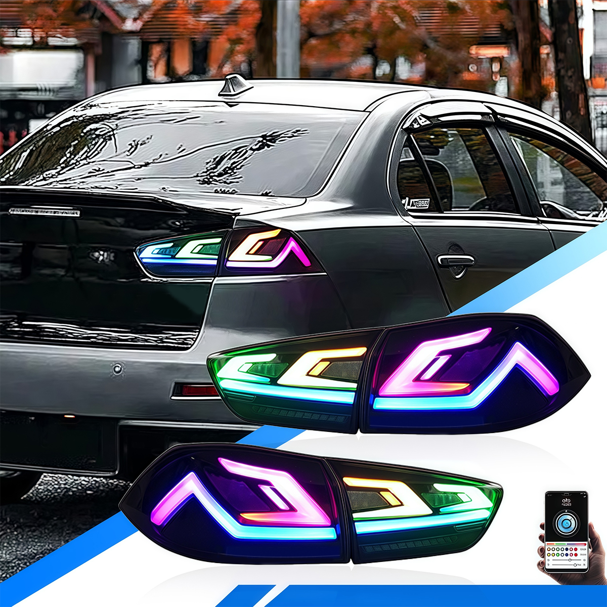 Mitsubishi Lancer/EVO 2008-2020 Tail Lights - ClutchBlaze