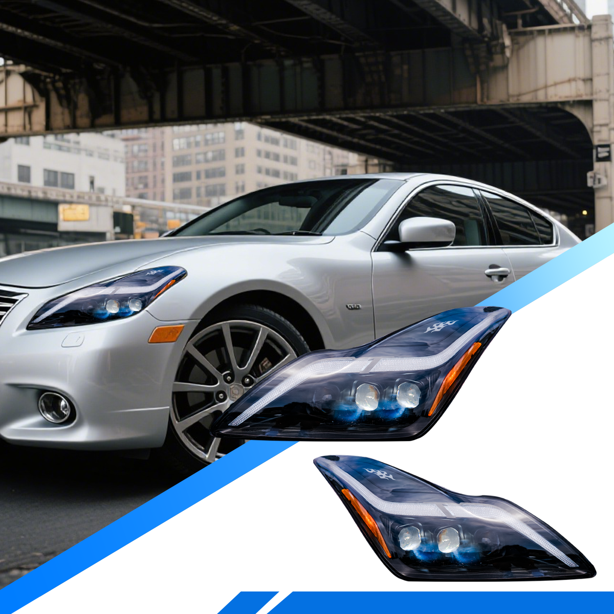 Infiniti G37 Coupe 2008-2015 Headlights - ClutchBlaze