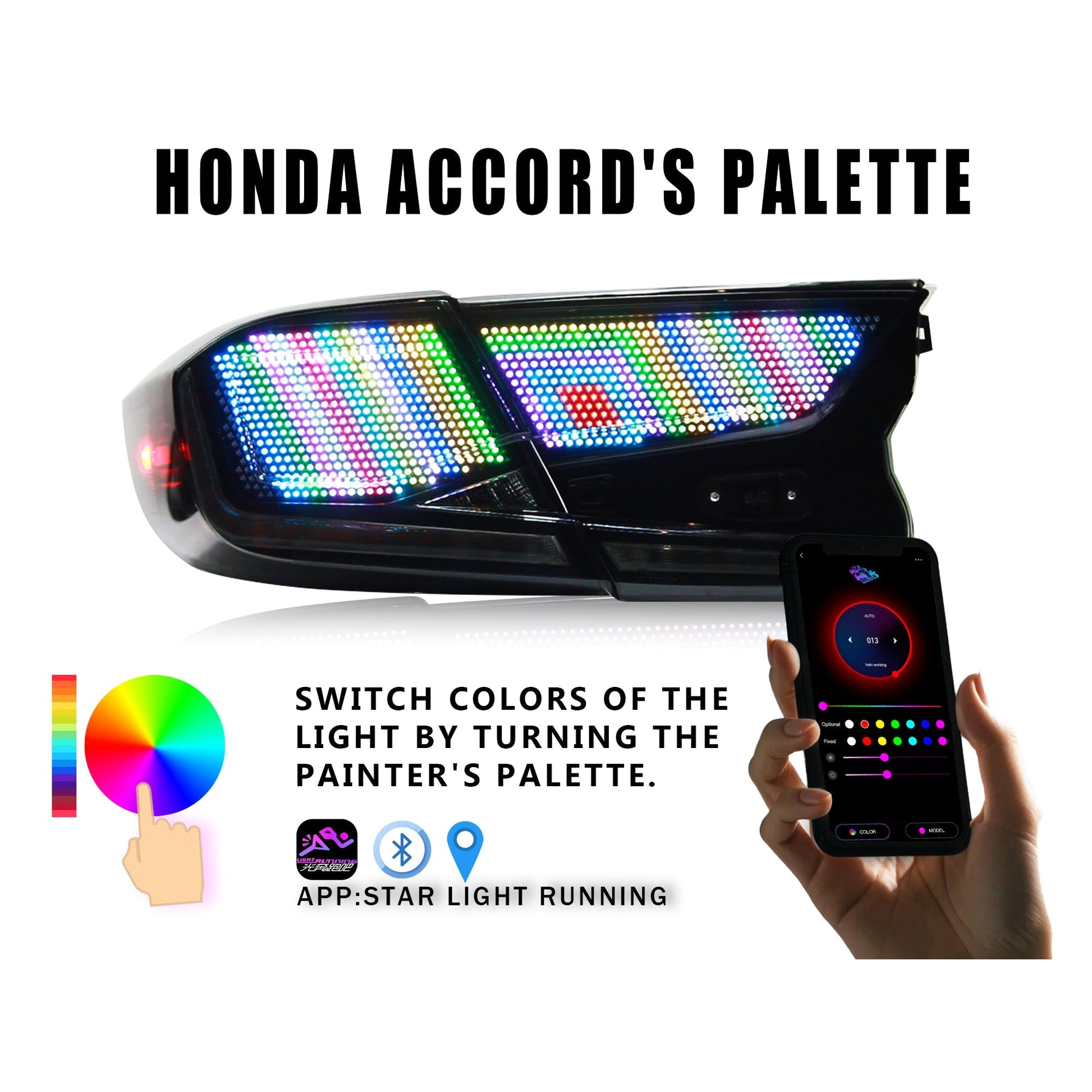 Honda Accord 2018-2022 Digital Tail Lights - ClutchBlaze