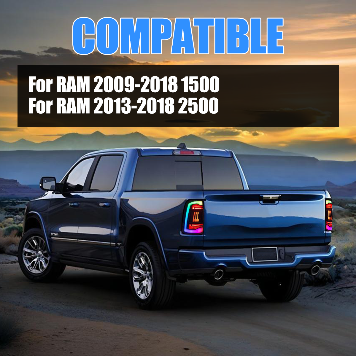 Ram 1500/2500/3500 2009-2018 Tail Lights - ClutchBlaze