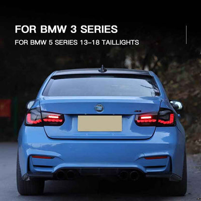BMW 3 Series 2012-2018 Dragon Scales Tail Lights - ClutchBlaze