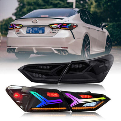 Toyota Camry 2018-2024 Fish Bone Tail Lights - ClutchBlaze