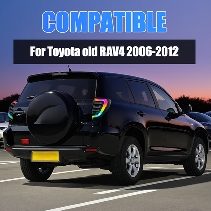 Toyota RAV4 2005-2012 Smoked Tail Lights - ClutchBlaze