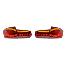 BMW 3 Series 2012-2018 Double Dragon Scales Tail Lights - ClutchBlaze
