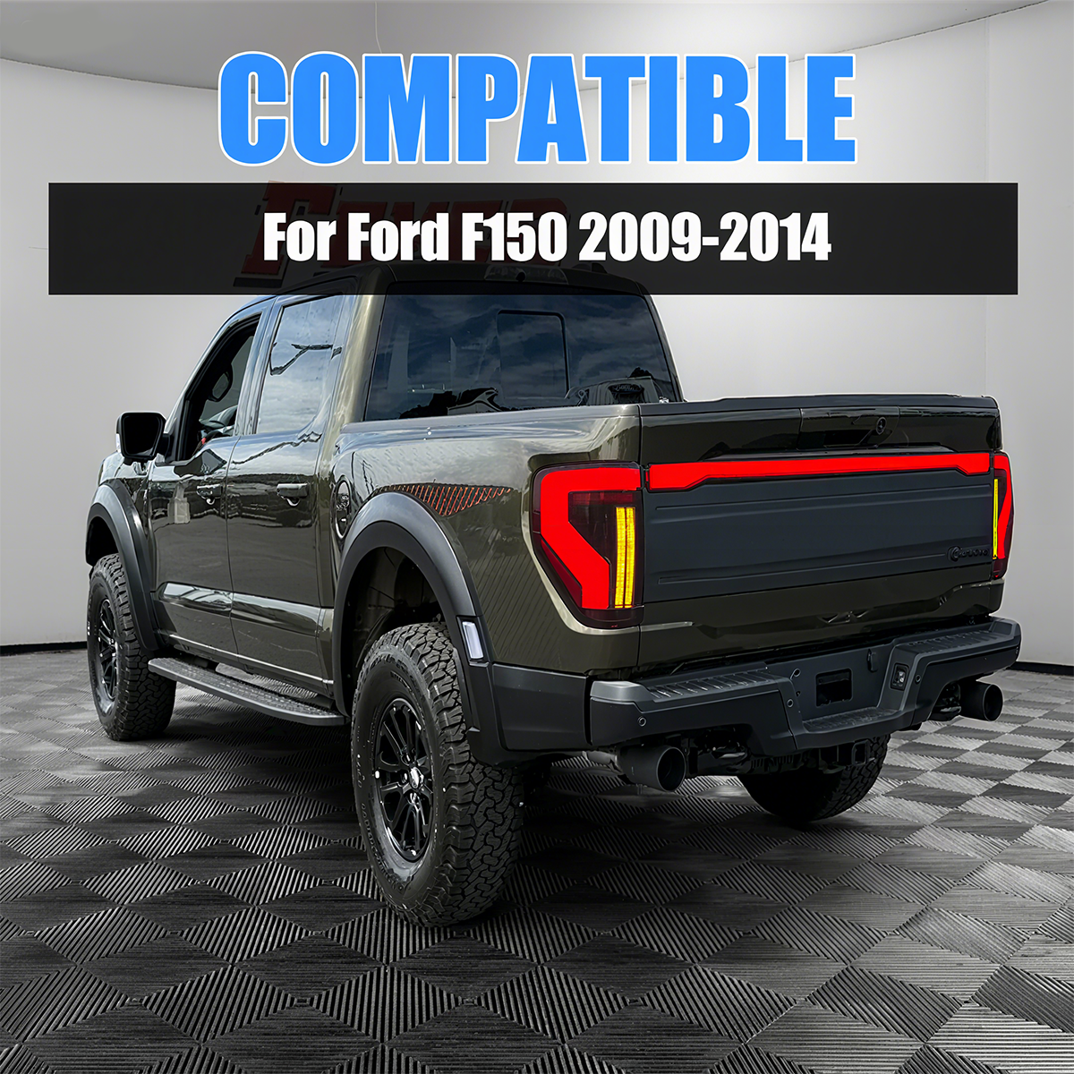 Ford F-150 2009-2014 Tail Lights With Tailgate Lights - ClutchBlaze