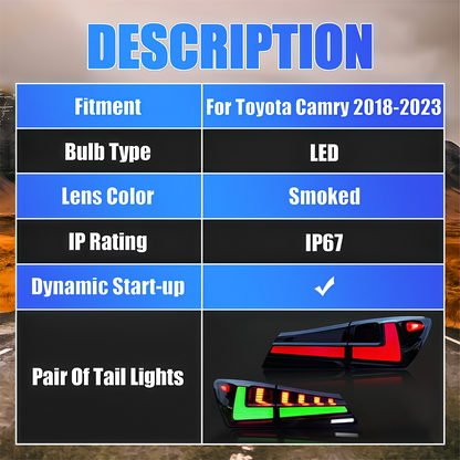 Lexus IS 2006-2012 RGB Tail Lights - ClutchBlaze