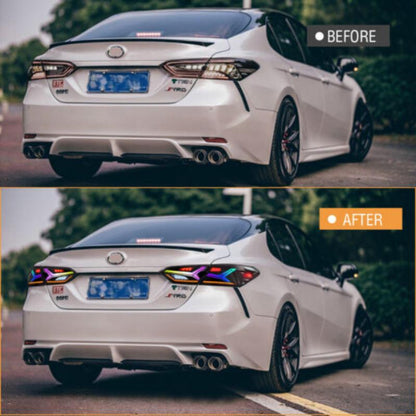 Toyota Camry 2018-2024 Fish Bone Tail Lights - ClutchBlaze