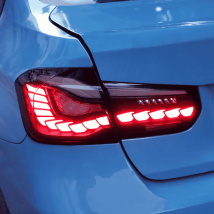 BMW 3 Series 2012-2018 Dragon Scales Tail Lights - ClutchBlaze