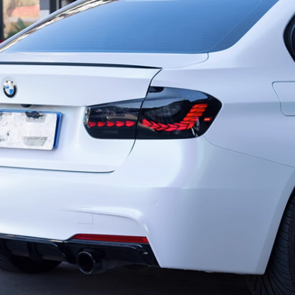 BMW 3 Series 2012-2018 Triple Dragon Scales Tail Lights - ClutchBlaze
