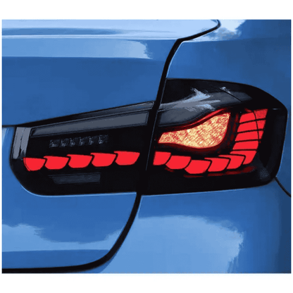 BMW 3 Series 2012-2018 Dragon Scales Tail Lights - ClutchBlaze