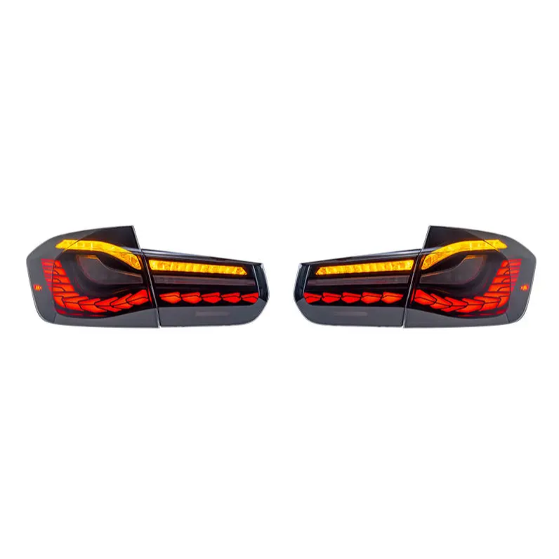 BMW 3 Series 2012-2018 Double Dragon Scales Tail Lights - ClutchBlaze