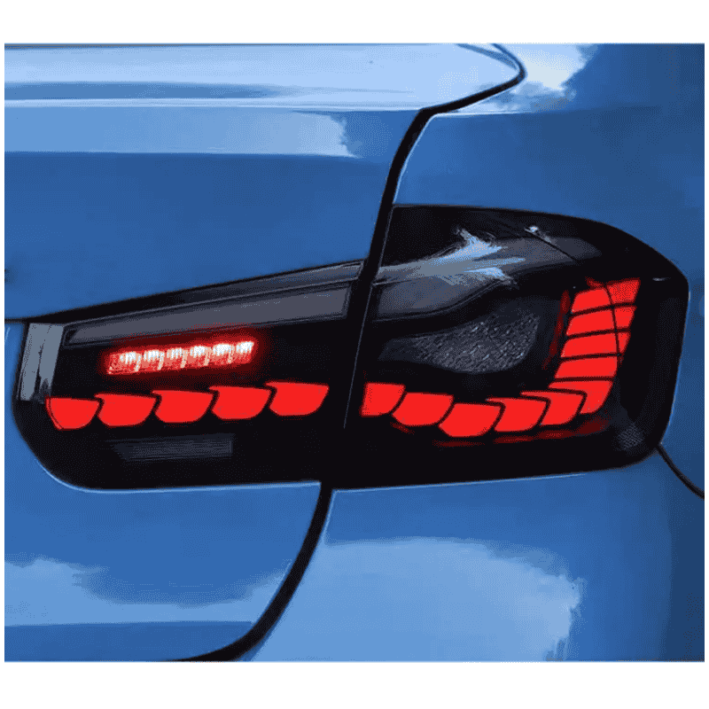 BMW 3 Series 2012-2018 Dragon Scales Tail Lights - ClutchBlaze