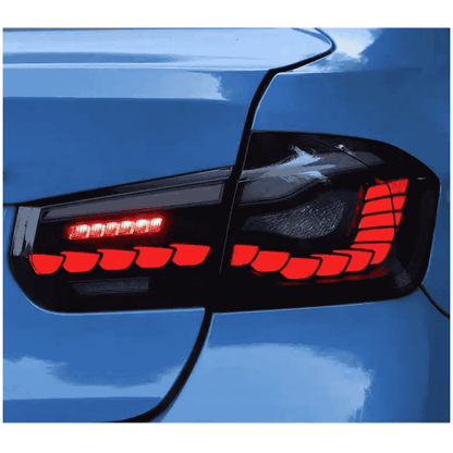 BMW 3 Series 2012-2018 Dragon Scales Tail Lights - ClutchBlaze