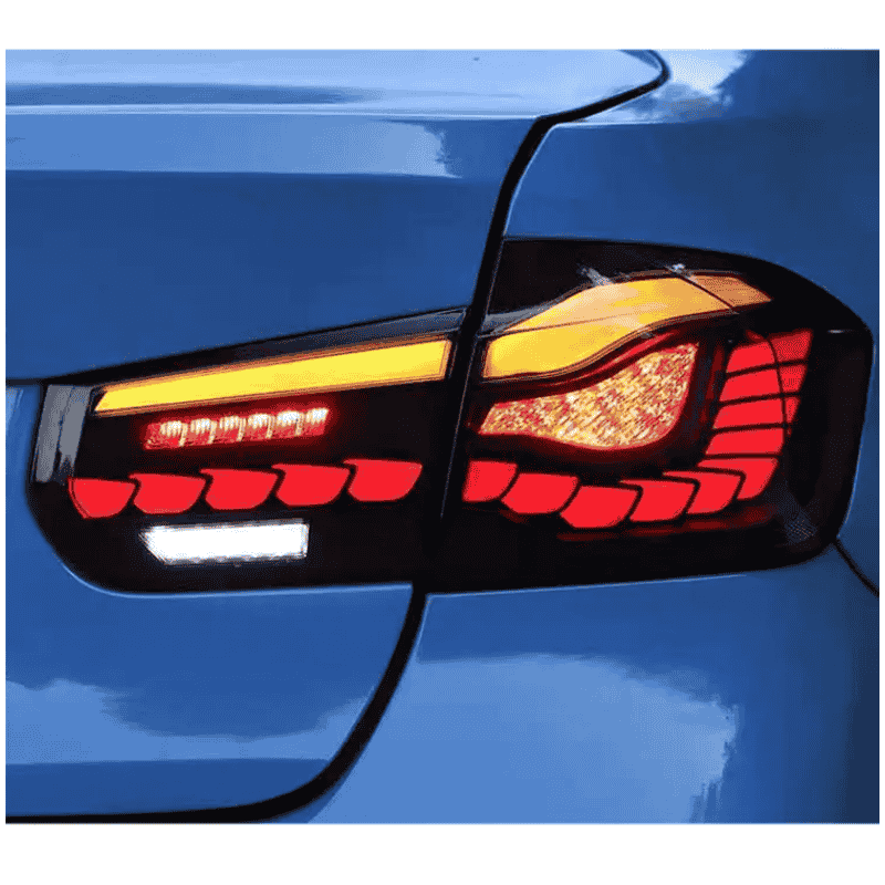 BMW 3 Series 2012-2018 Dragon Scales Tail Lights - ClutchBlaze