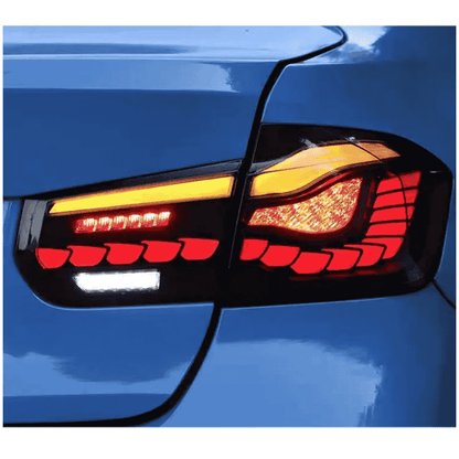 BMW 3 Series 2012-2018 Dragon Scales Tail Lights - ClutchBlaze