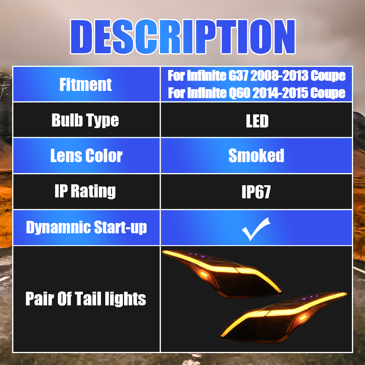 Infiniti G37 Coupe 2008-2015 Headlights - ClutchBlaze