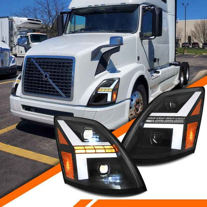 Volvo VNL/VNM 2004-2018 Headlights - ClutchBlaze