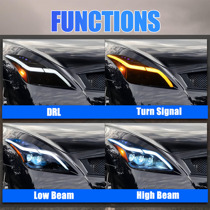 Infiniti G37 Coupe 2008-2015 Headlights - ClutchBlaze