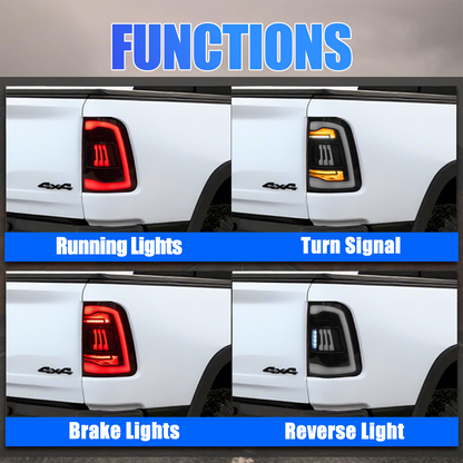 Ram 1500/2500/3500 2009-2018 Tail Lights - ClutchBlaze
