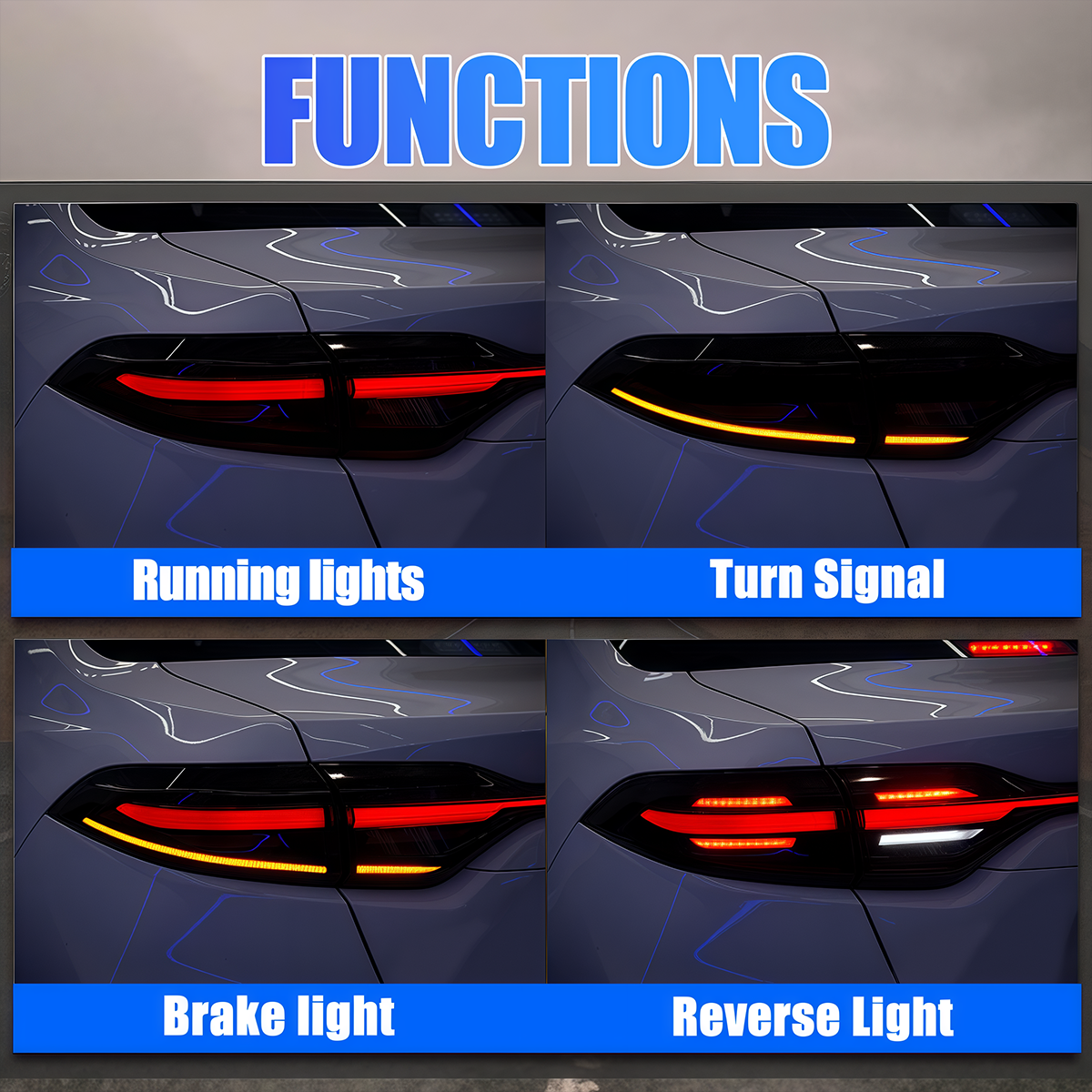 Toyota Corolla 2019-2024 Tail Lights - ClutchBlaze
