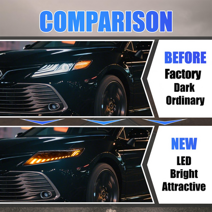 Toyota Camry 2018-2024 Headlights - ClutchBlaze