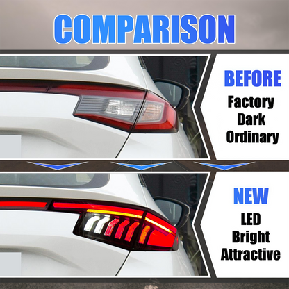Honda Civic Hatchback 2022-2026 Tail Lights - ClutchBlaze