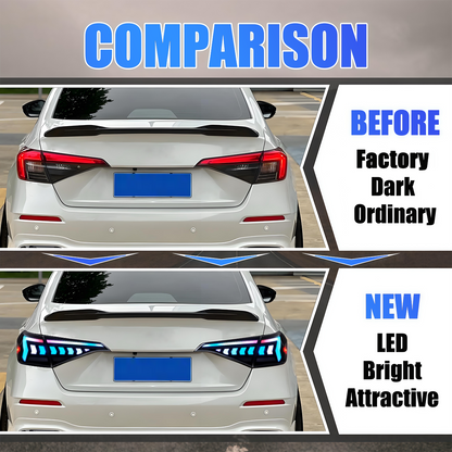 Honda Civic Sedan 2022-2026 Tail Lights - ClutchBlaze