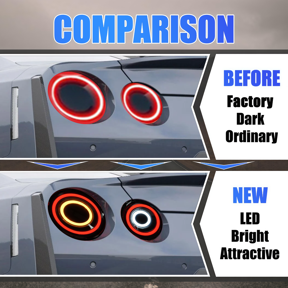 Nissan GT-R R35 2009-2025 Tail Lights - ClutchBlaze