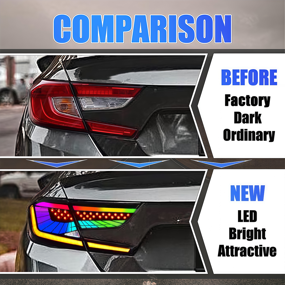Honda Accord 2018-2022 Starry Sky Tail Lights - ClutchBlaze