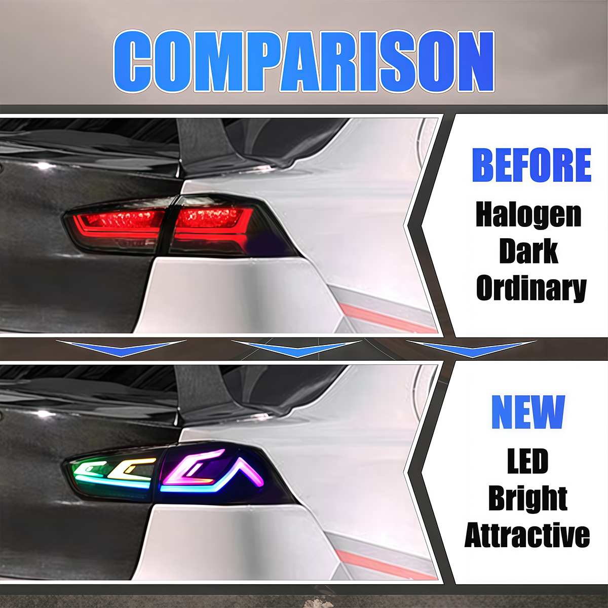 Mitsubishi Lancer/EVO 2008-2020 Tail Lights - ClutchBlaze