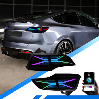 Tesla Model 3/Y 2020-2024 RGB Tail Lights - ClutchBlaze