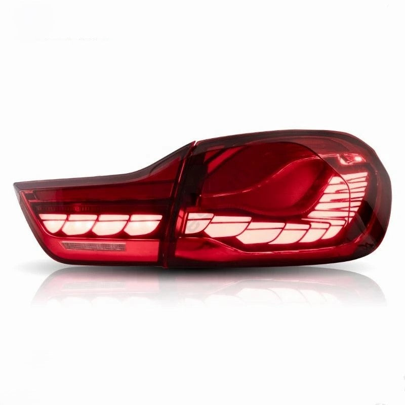 BMW 4 Series 2014–2020 Dragon Scales Tail Lights - ClutchBlaze